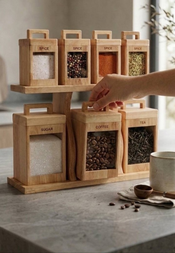 پاسماوری ۷پارچه تمام چوب