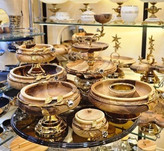سرویس پذیرایی ۵تیکه چوبی لاله بدون قندان