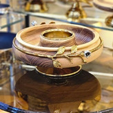 سرویس پذیرایی ۵تیکه چوبی لاله بدون قندان